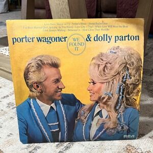 Porter Wagoner & Dolly Parton We Found It Vinyl LP RCA LSP-4841 1973 Country